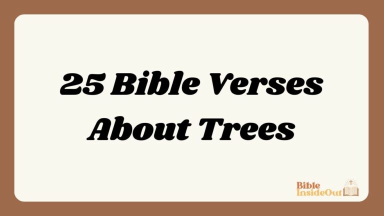 25 Bible Verses About Trees (With Commentary)