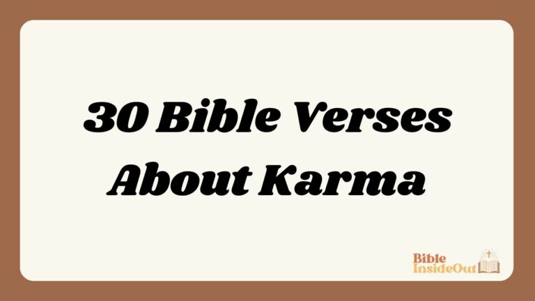 30 Bible Verses About Karma (With Commentary)