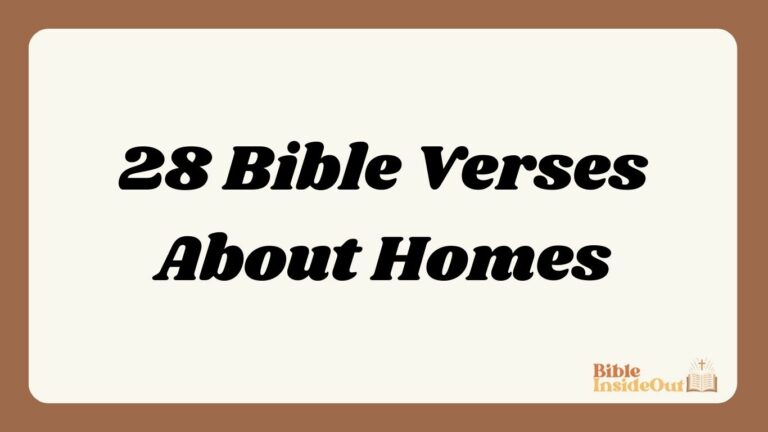 28 Bible Verses About Homes (With Commentary)