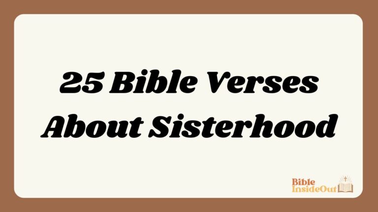 25 Bible Verses About Sisterhood (With Commentary)