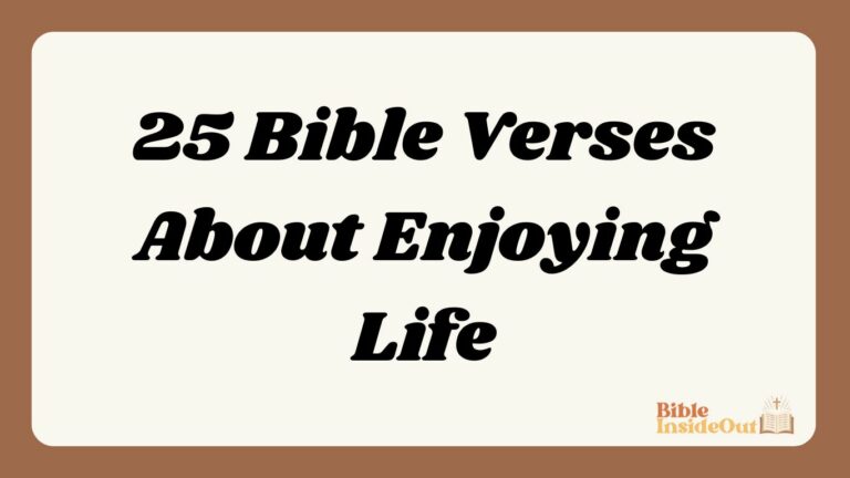 25 Bible Verses About Enjoying Life (With Commentary)