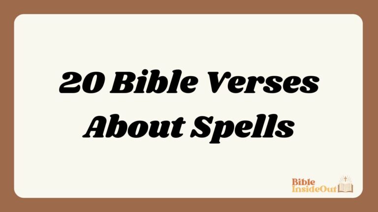 20 Bible Verses About Spells (With Commentary)