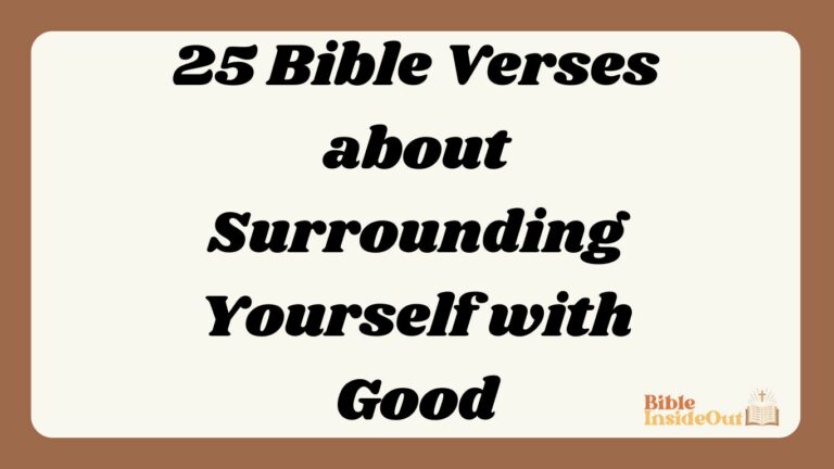 25 Bible Verses about Surrounding Yourself with Good (With Commentary)